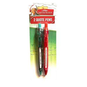 National Lampoon's Christmas Vacation Writing Quote Pens 2pcs per Pack NWT